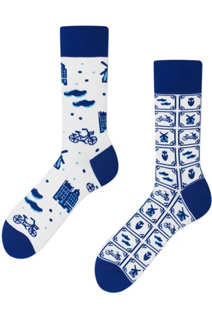 Many Mornings Unisex sokken - Dutch Blue - Unisex - Maat: 43 - 46