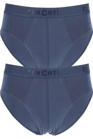 Ten Cate Basics 2-Pack heren sportslips - 32319 - Heren slips met elastische band - Biologisch katoen - Mannen ondergoed - L