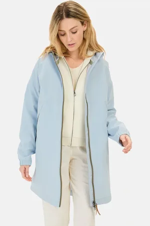 Camel Active Lichte teXXXactive® functionele jas van gerecycled polyester - Maat womenswear-34 - Lichtblauw