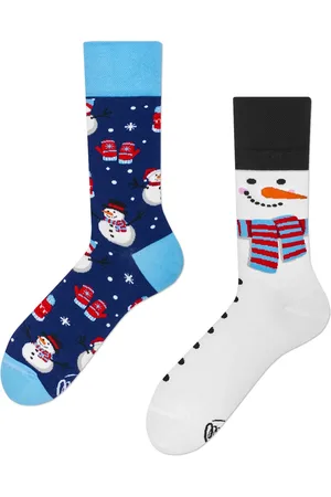 Many Mornings Unisex sokken - Snowman - Unisex - Maat: 35 - 38