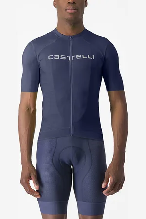 Castelli Prologo Lite Jersey heren fietsshirt Belgian Blue