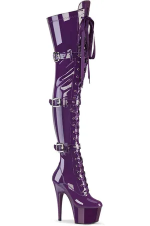 Pleaser ADORE-3028 Plateau overknee Laarzen - US 6 - 36 Shoes