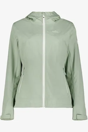 Kjelvik Dames outdoor jas waterafstotend mintgroen - Maat S