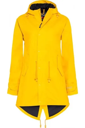 BMS Gele dames regenjas / parka HafenCity® van 4XL