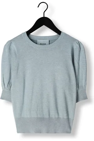Minus Liva Knit Tee Truien & vesten Dames - Sweater - Hoodie - Vest- - Maat XXL