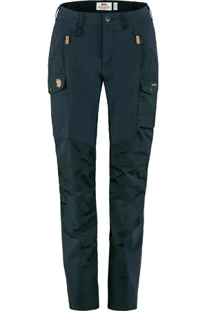 Fjällräven Nikka Curved W Dames Wandelbroek Dark Navy 38