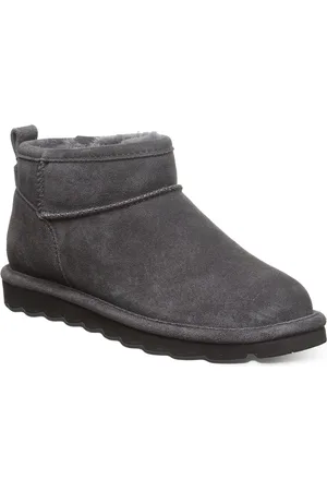 Bearpaw Shorty winterenkellaarzen voor dames Lamsvachtlaarzen 2860W grafiet