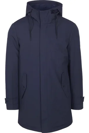 Suitable Jas Hood Tech Navy - Maat L - Heren - Mantels