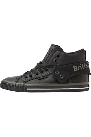 British Knights ROCO HEREN SNEAKERS HOOG, BLACK, 45, SYNTHETISCH