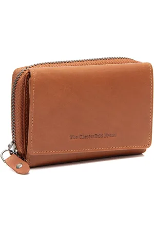 Chesterfield Leren Portemonnee Cognac Sorraia
