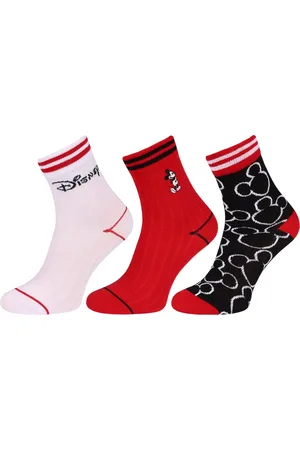 Disney Mickey Mouse - lange, geribbelde sokken 37/42 - 3 paar OEKO-TEX