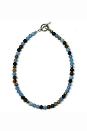 IBIZA MEN MENS JEWELLERY Heren ketting edelsteen 6mm - IbizaMen 50cm