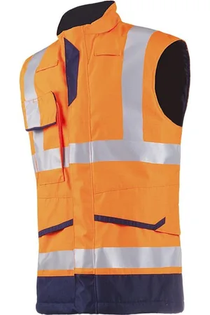 Sioen Flaxton Vlamvertragende en antistatische signalisatie bodywarmer maat XL