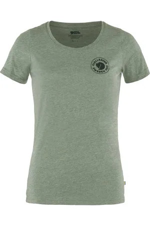 Fjällräven 1960 Logo T-shirt Women - Outdoorshirt - Dames - Groen - Maat XL