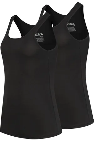 Apollo 2-pack dames hemden bamboe