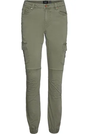 VERO MODA Broek Vmivy Mr Ankle Cargo Pants Noos 10291832 Ivy Green Dames Maat - W26 X L32