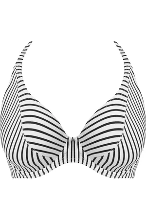Freya JEWEL COVE UW HALTER BIKINI TOP Dames Bikinitopje - Stripe Black - Maat 85E (EU)