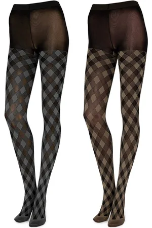 Merry Style Dames Panty 2 Pack - 60 DEN- Gedessineerd - 3D-technologie - Polyamide – – XL - MS-GB-317