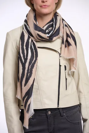 Rino & Pelle Rino&Pelle Ollie sjaal beige/zebra