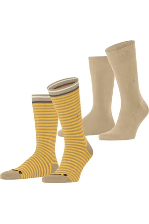 Burlington Everyday Stripe Sokken Heren 21087 4410 sesame 40-46