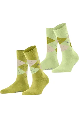 Burlington 2-pack Sok Everyday Argyle Dames 22012 1741 zoisite 36-41