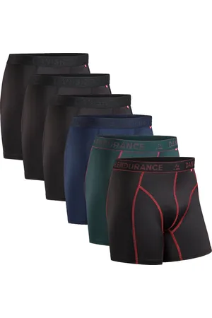 DANISH ENDURANCE Sportonderbroeken Heren - Quick Dry - Sport Boxershorts - 6 pack - Meerkleurig- Maat M