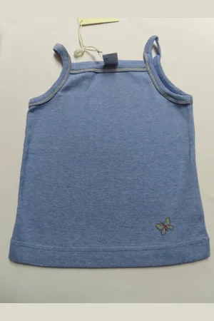 Petit Bateau Meisje - Singlet - Jeans blauw4 jaar 102