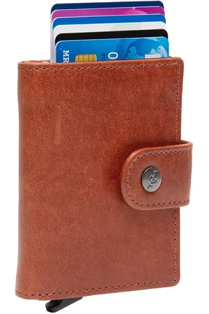 Chesterfield Leren Portemonnee Cognac Barrea