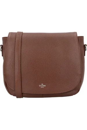 Charm London Washington Schoudertas - Overslag - Crossbody - Leer - - 100% Leer