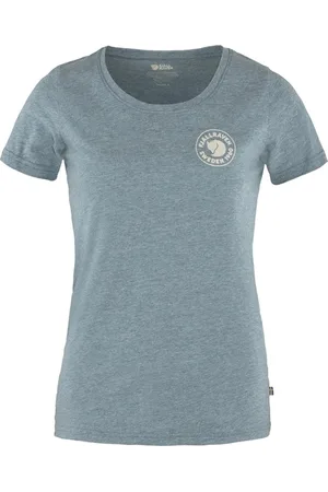 Fjällräven 1960 Logo T-shirt W indigo blue-melange - XS