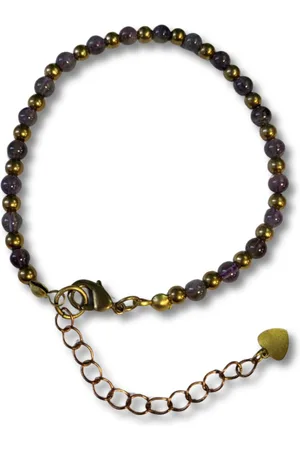 Ruben Robijn Ibiza love armband Amethist brons