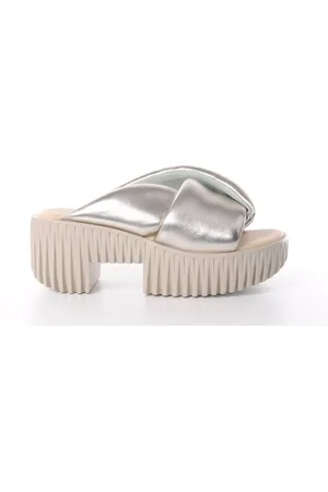 4Ccccees Dames slipper Plia Andia metallic leder