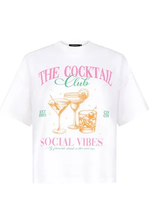 Ydence T-shirt Cocktail Club Tops & T-shirts Dames - Shirt - - Maat XL