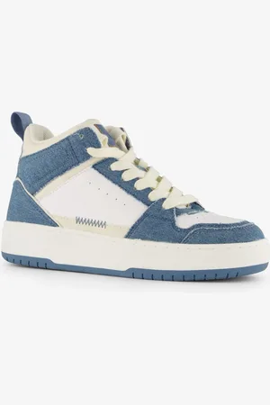 ONLY Shoes hoge dames sneakers met denim - - Maat 38