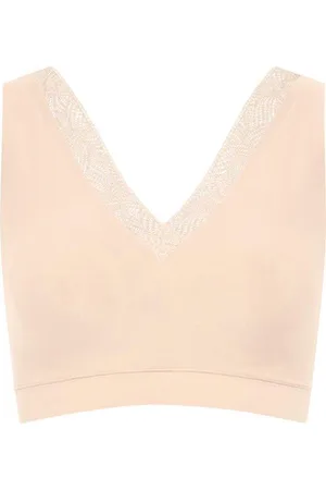 Chantelle Bralette kanten top met vulling - Soft Stretch - M - Beige.
