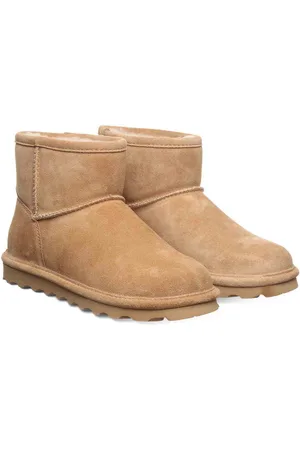 Bearpaw Alyssa Winterenkellaarzen voor dames Lamsvachtlaarzen 2130W Iced Coffee