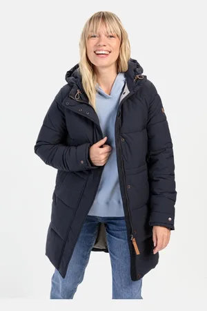 Camel Active Gewatteerd jack met donsachtige vulling - Maat womenswear-34 - Nachtblauw