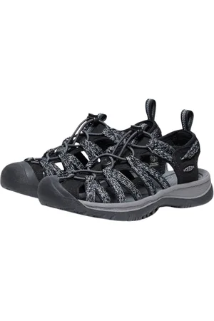 Keen Whisper Dames Wandelsandalen Black/Steel Grey | | Polyester | Maat 38 | K1028815