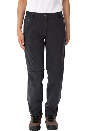 Vaude Farley Stretch Zo T-zip Ii Broek Zwart 38 / Short Vrouw