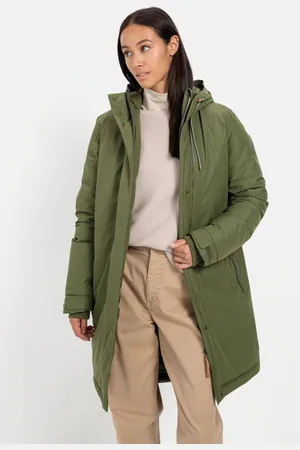 Camel Active TeXXXactive® functionele jas van gerecycled polyester - Maat womenswear-46 - Donkergroen