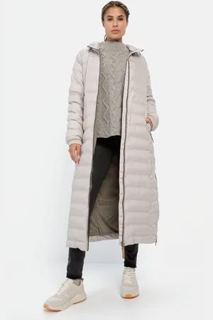 Camel Active TeXXXactive® functionele jas met capuchon - Maat womenswear-48 - Creme