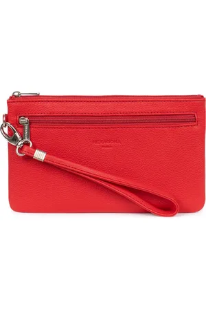 Hexagona HEXAGONA LEREN CLUTCH AARDBEIENCONFORT
