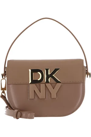 DKNY Schoudertas Echo Flap Crossbody Bag Beige