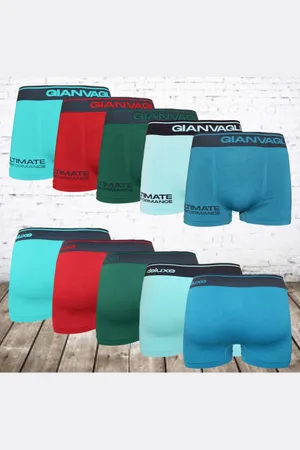 Gianvaglia Microfiber Heren Boxershort Naadloos - 10-pack - Maat M/L