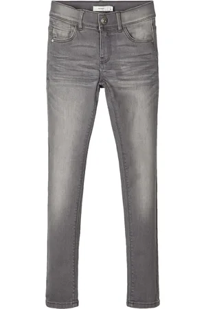 NAME IT Jeans Nkfpolly Skinny Jeans 1262-ta Noos 13208871 Light Grey Denim Dames Maat - W158