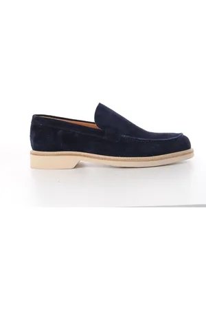 MAURY Heren loafer Boba in blauwe suede