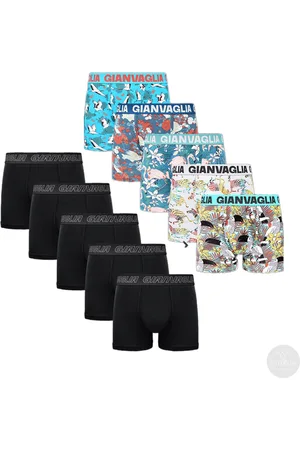 Gianvaglia Heren Boxershorts - 10 Pack - Maat M - Mannen Onderbroeken - Model 1582
