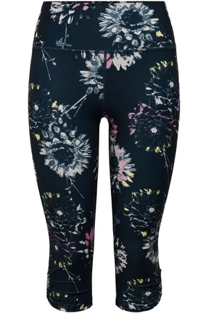 ONLY Jam Sky High Waist AOP 3/4 Train Tight Dames (curvy) - Maat 48/50