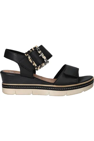 Remonte Leren Dames Sandalen Sleehak - - 43