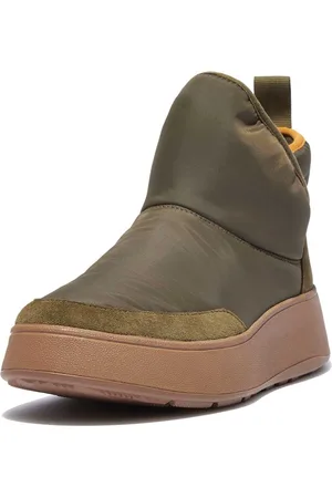 FitFlop F-Mode Biofleece Nylon Flatform Bootie Sneakers - Maat 38